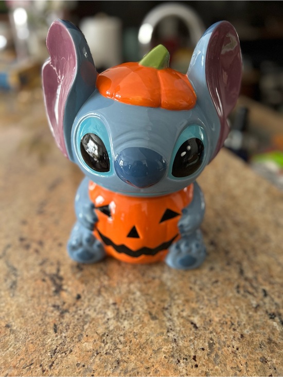 Disney Other - Disney Stitch Halloween Pumpkin Cookie Canister Jar